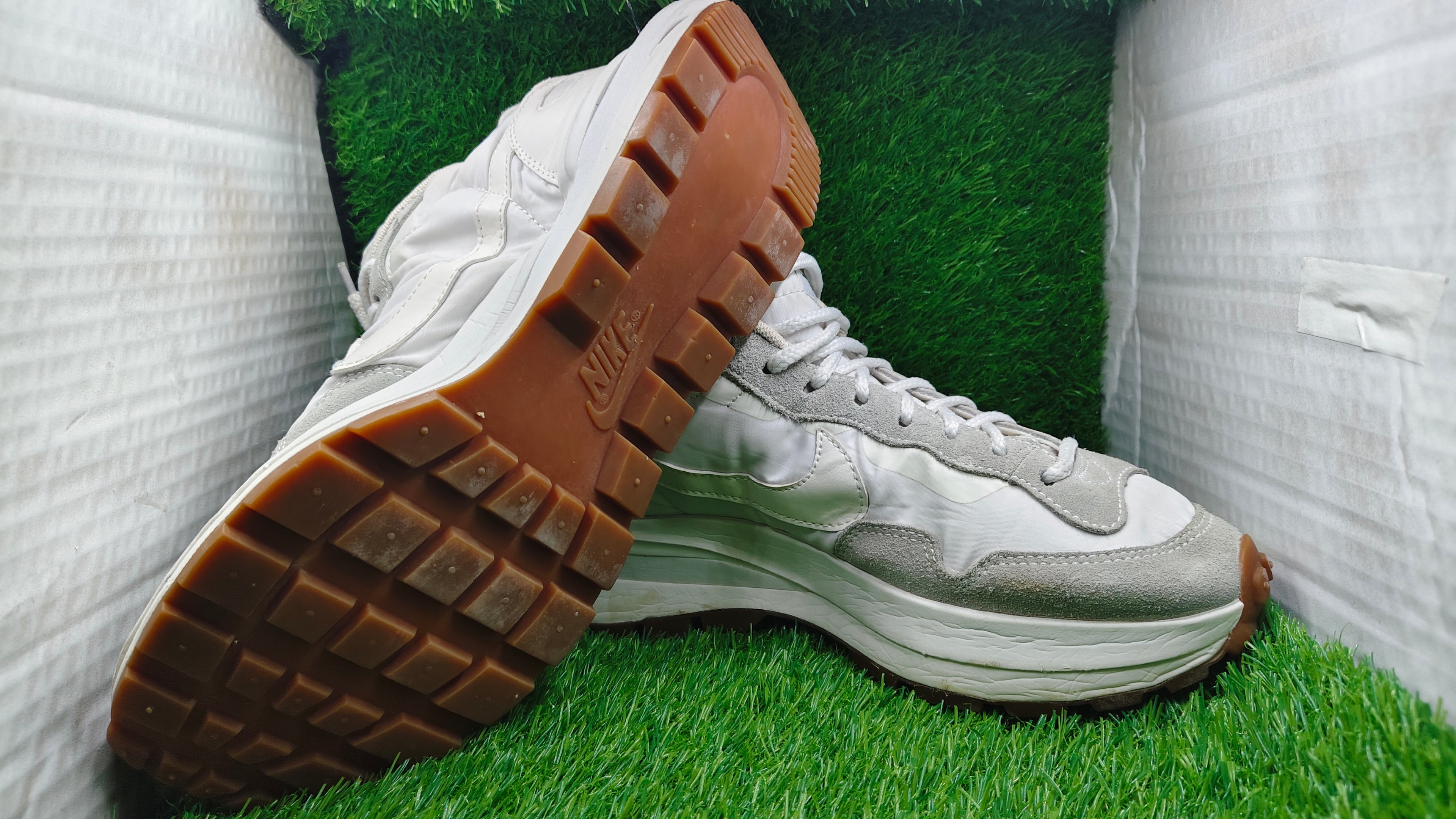 Nike x sacai VaporWaffle 'Sail/Gum' – Iconic Hybrid Style
