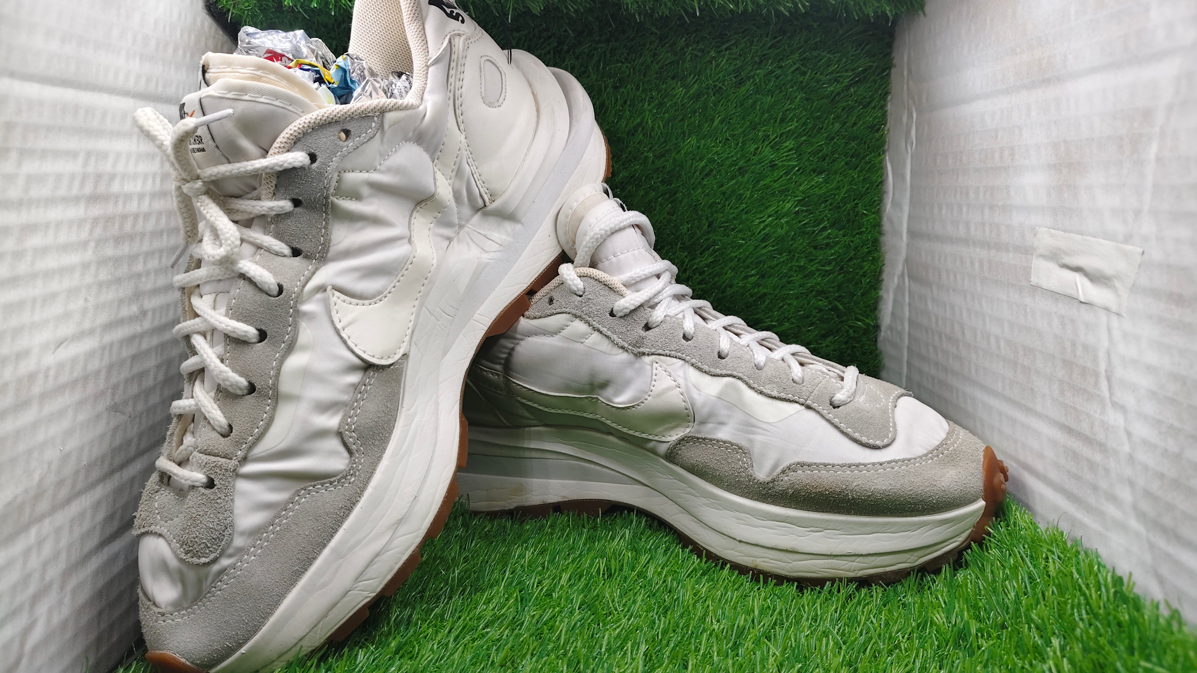 Nike x sacai VaporWaffle 'Sail/Gum' – Iconic Hybrid Style